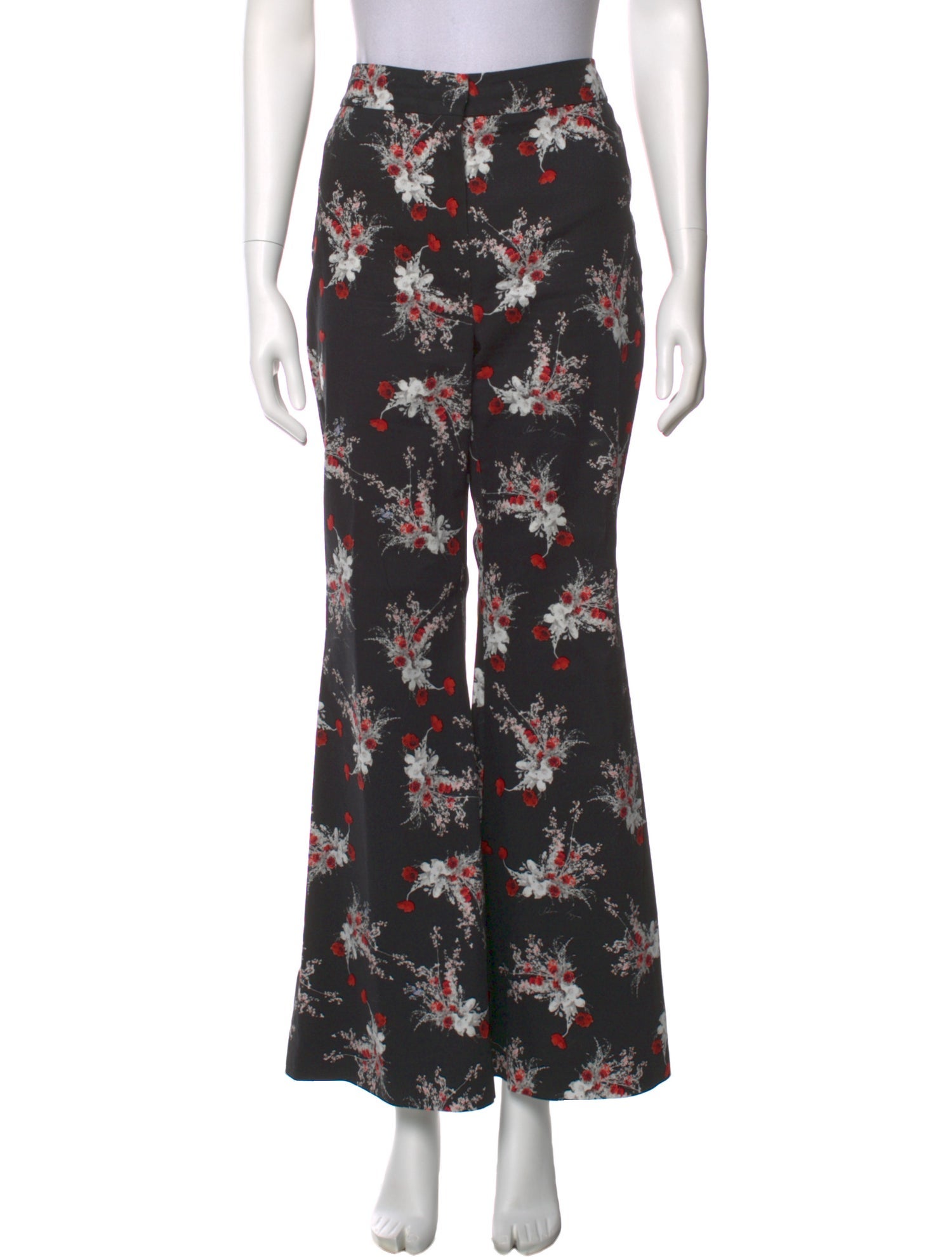 Adam Lippes Printed Wide Leg Pants