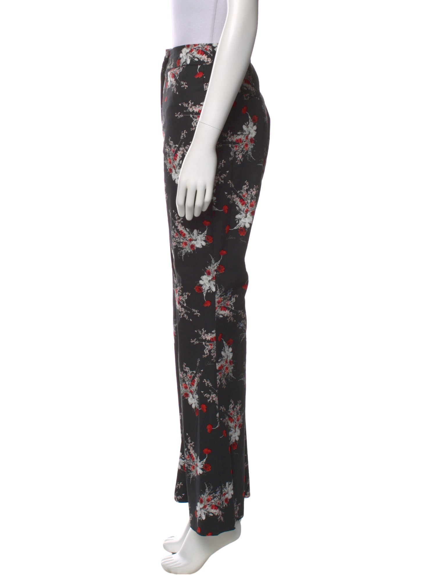 Adam Lippes Printed Wide Leg Pants