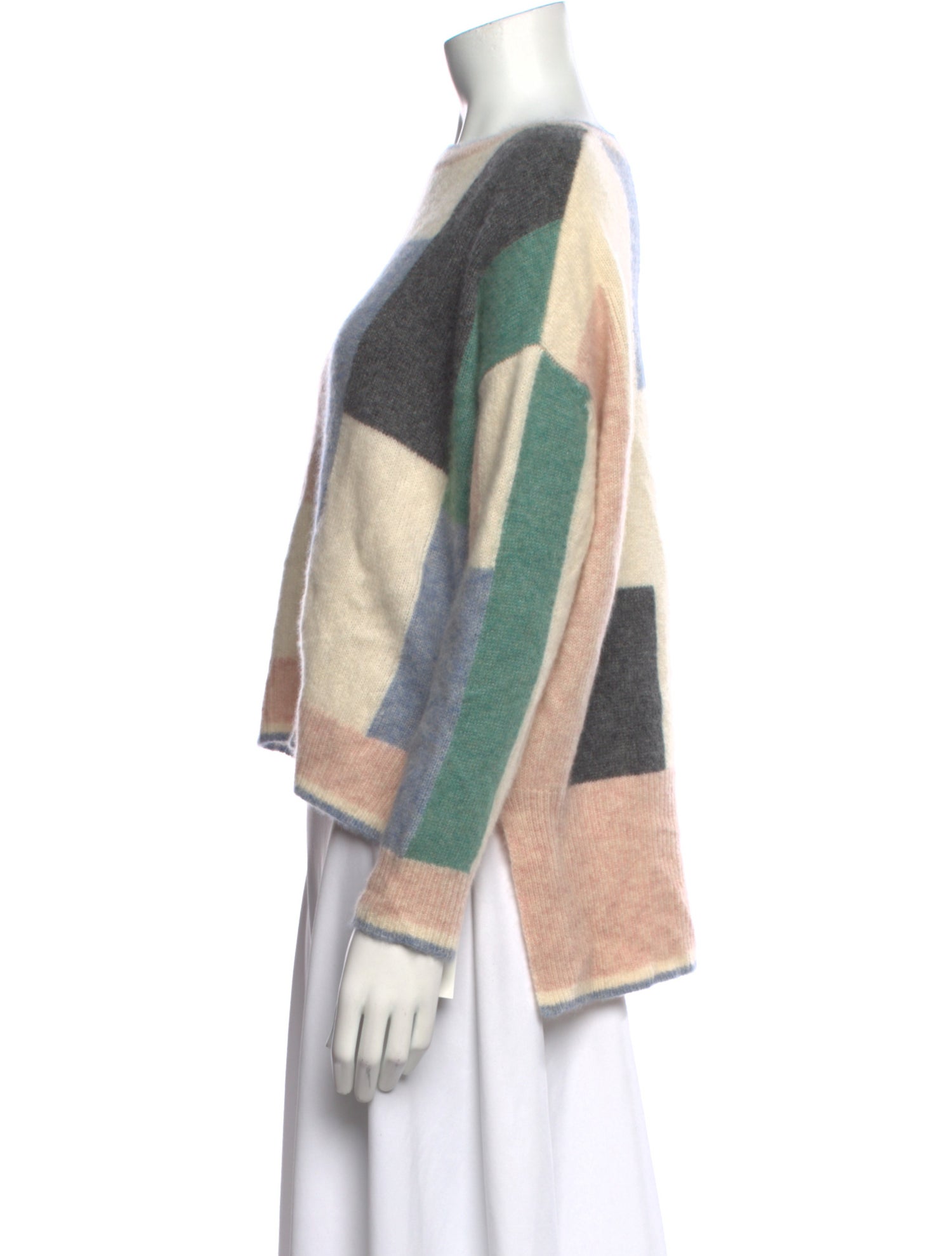 Adam Lippes Cashmere Printed Sweater