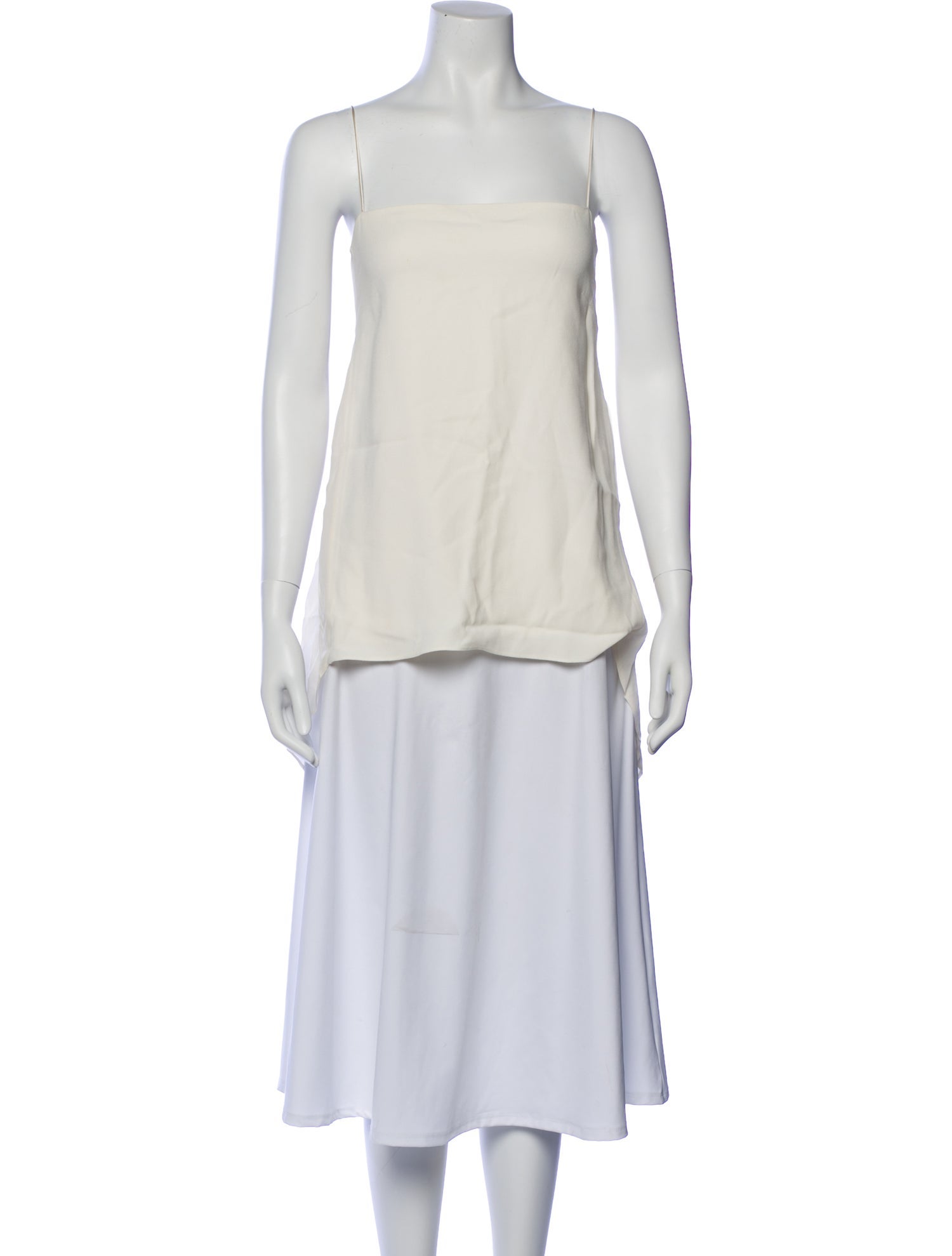 Adam Lippes Square Neckline Sleeveless Top