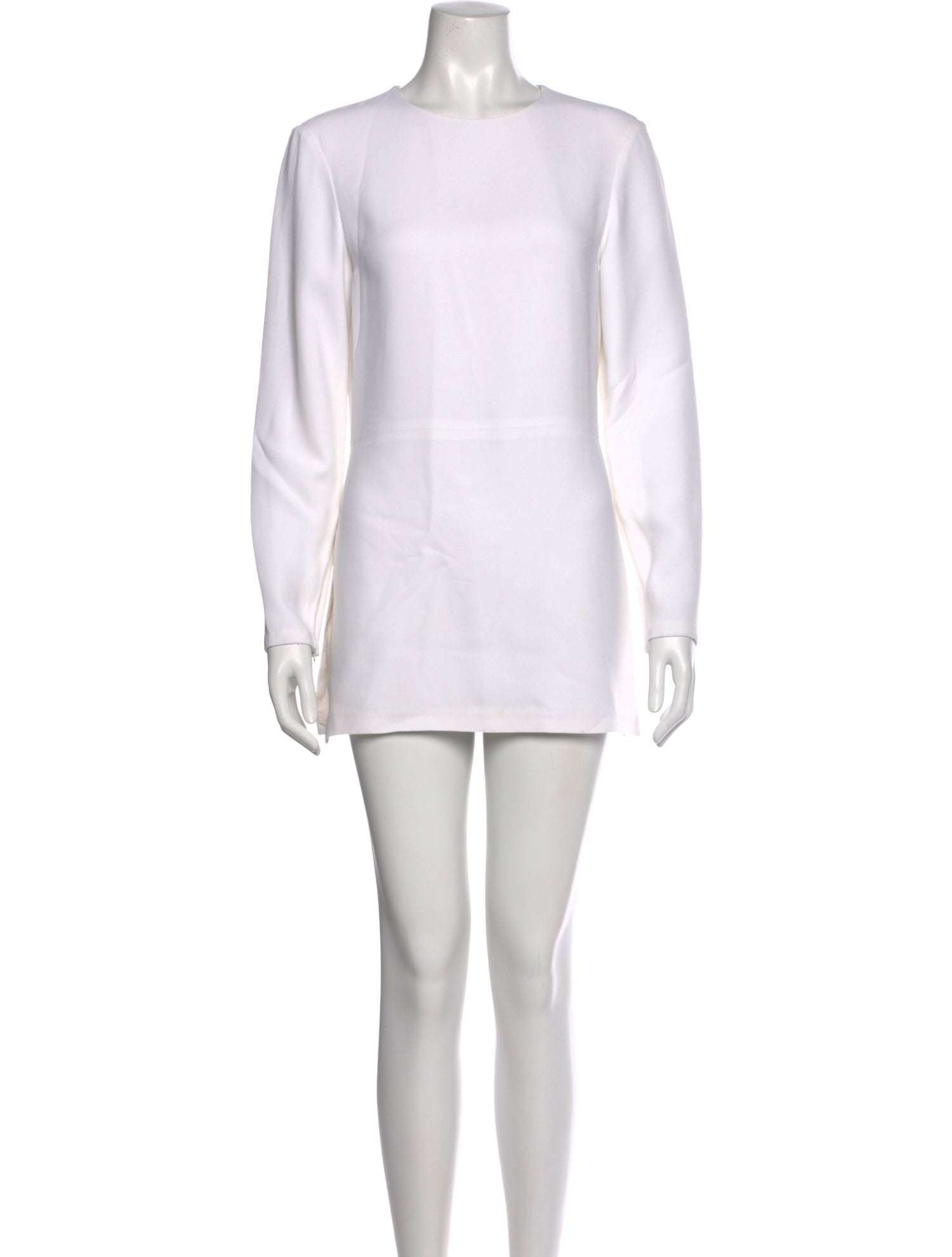 Adam Lippes Crew Neck Mini Dress