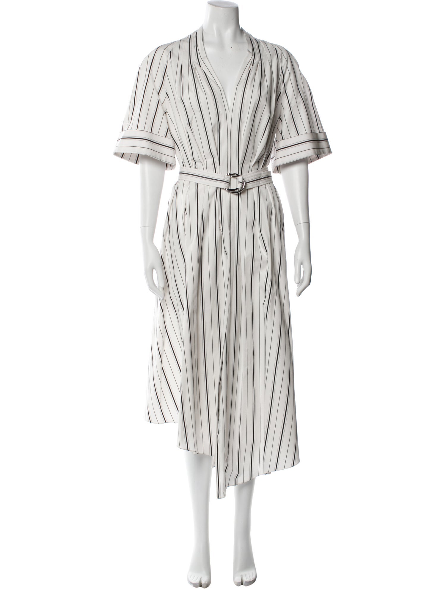 Adam Lippes Striped Midi Length Dress w/ Tags