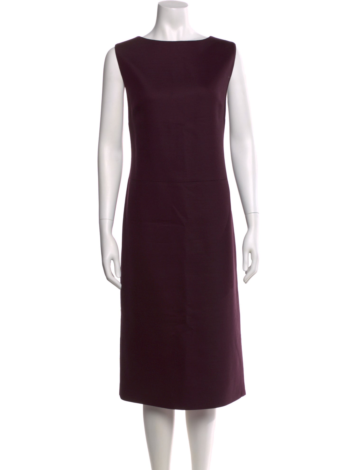 Adam Lippes Bateau Neckline Midi Length Dress