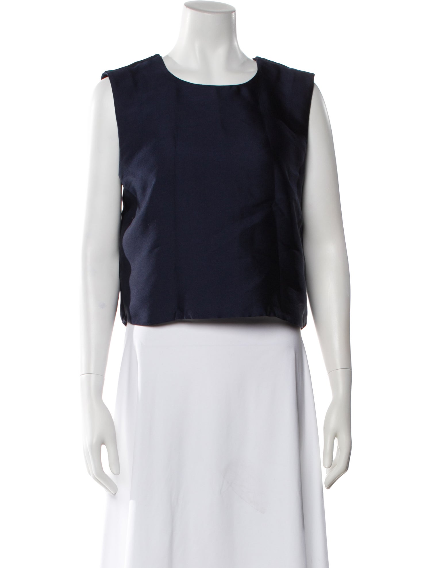Adam Lippes Crew Neck Sleeveless Top