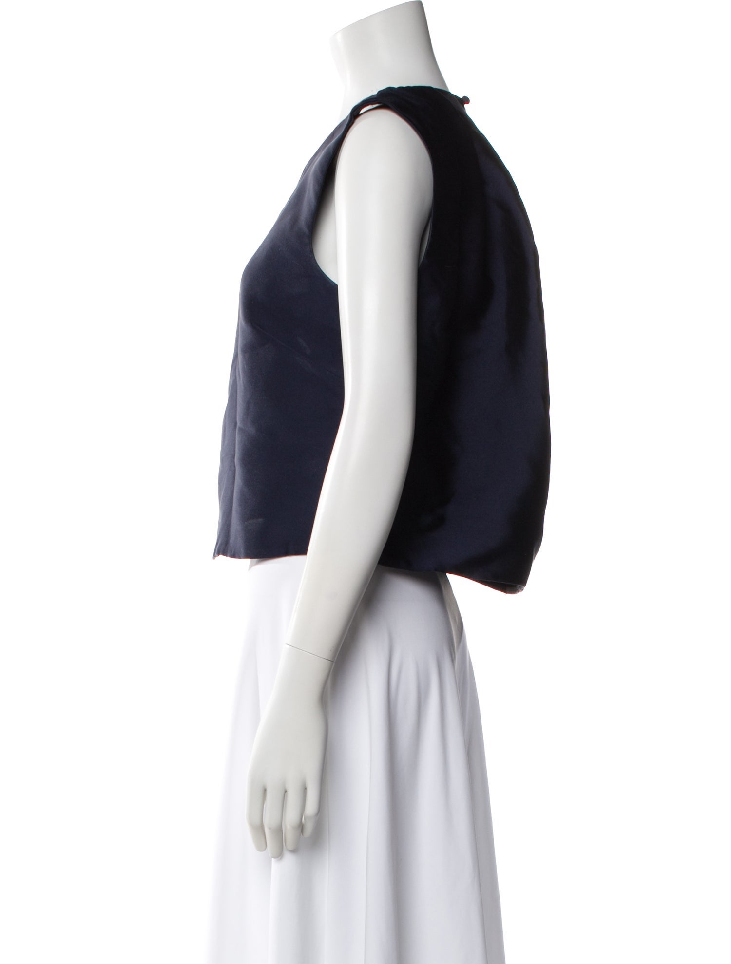 Adam Lippes Crew Neck Sleeveless Top