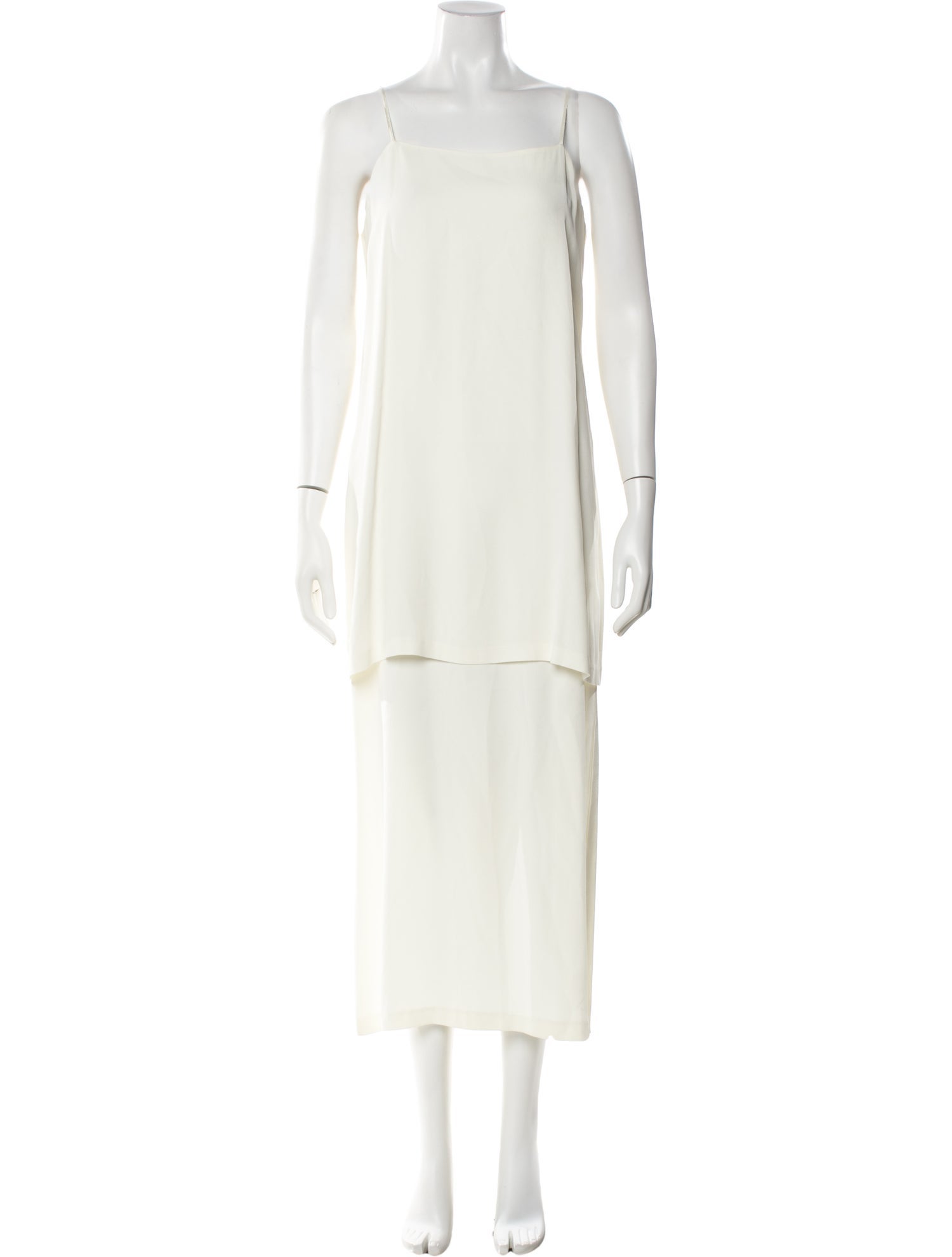 Adam Lippes Square Neckline Long Dress