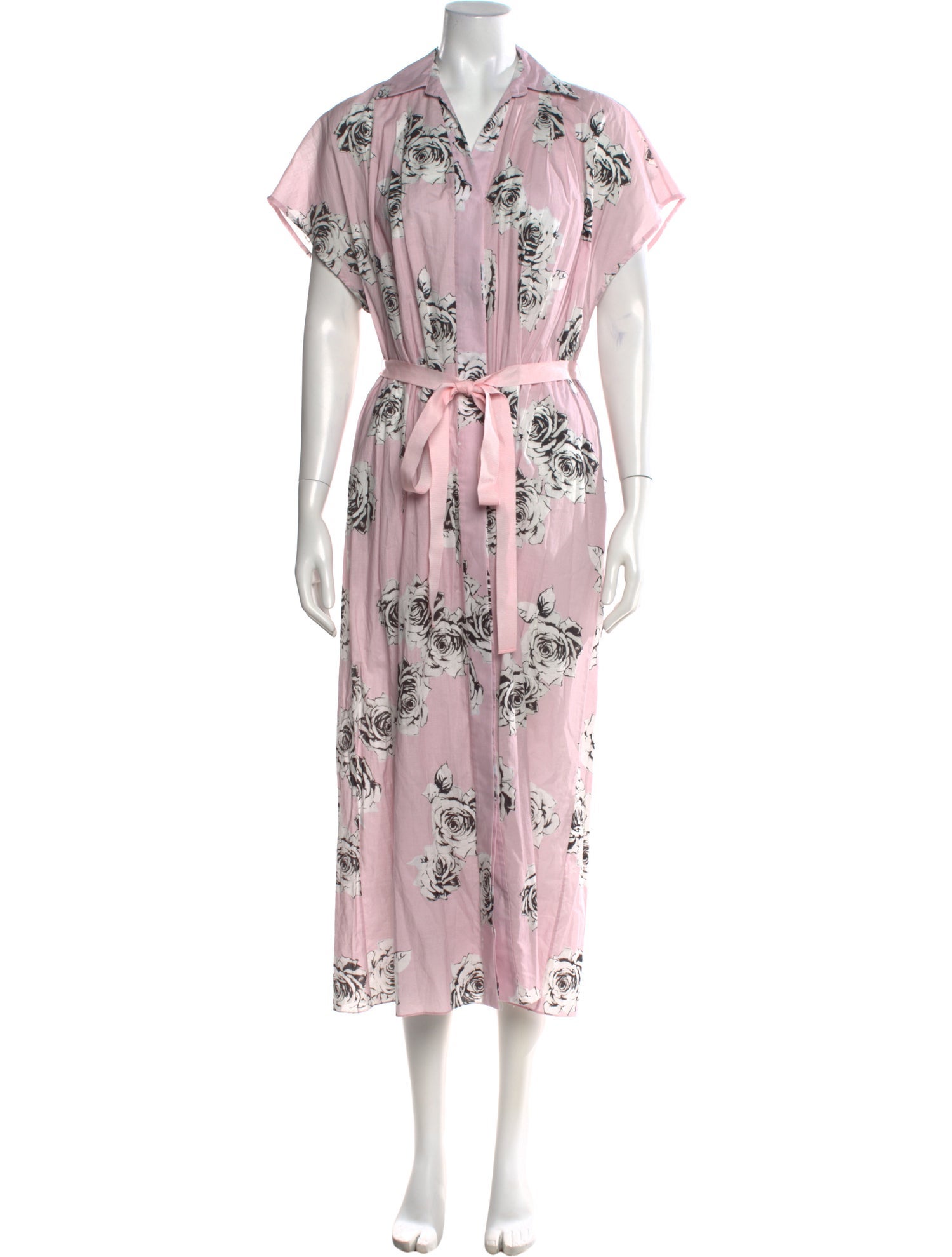 Adam Lippes Floral Print Long Dress