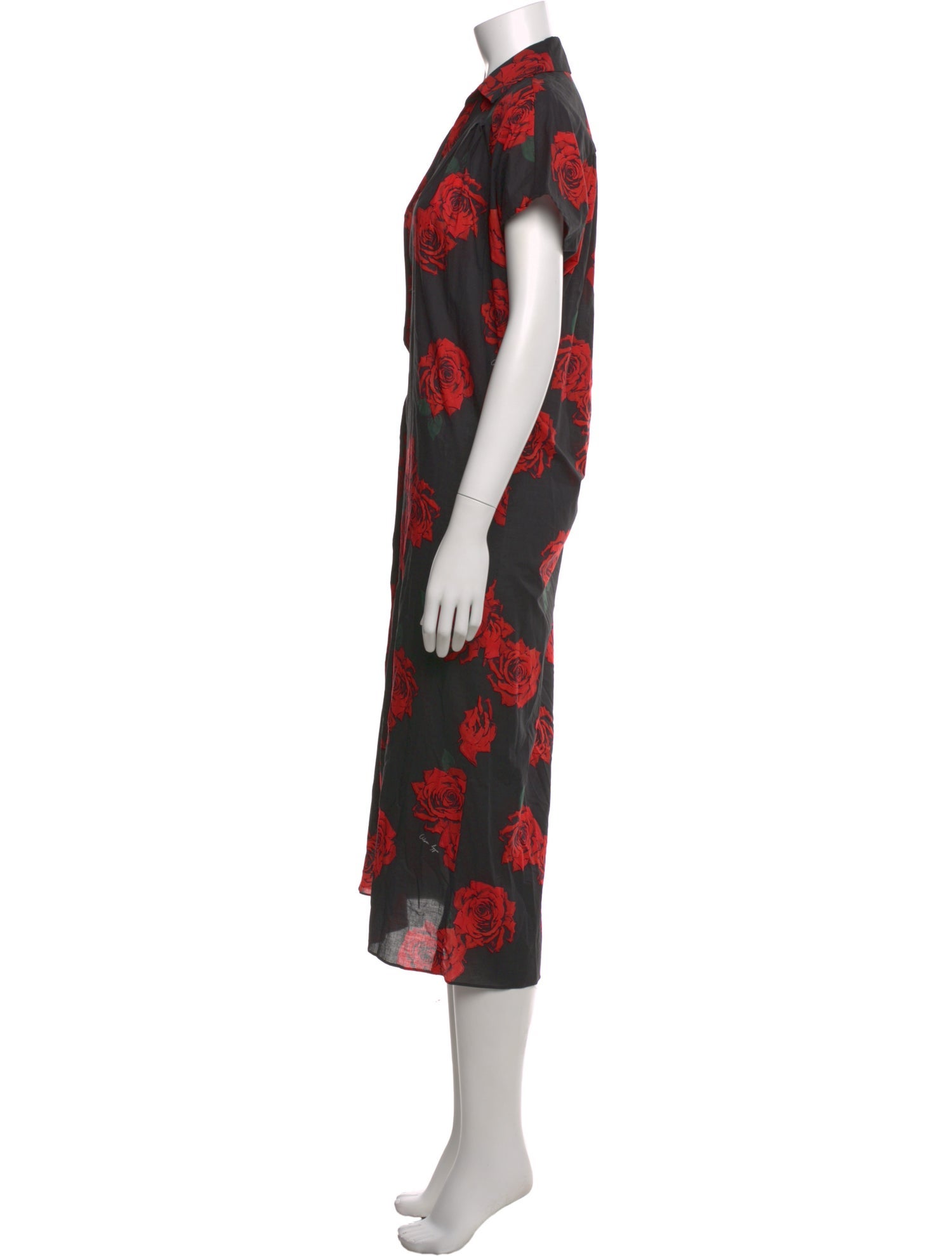 Adam Lippes Floral Print Long Dress