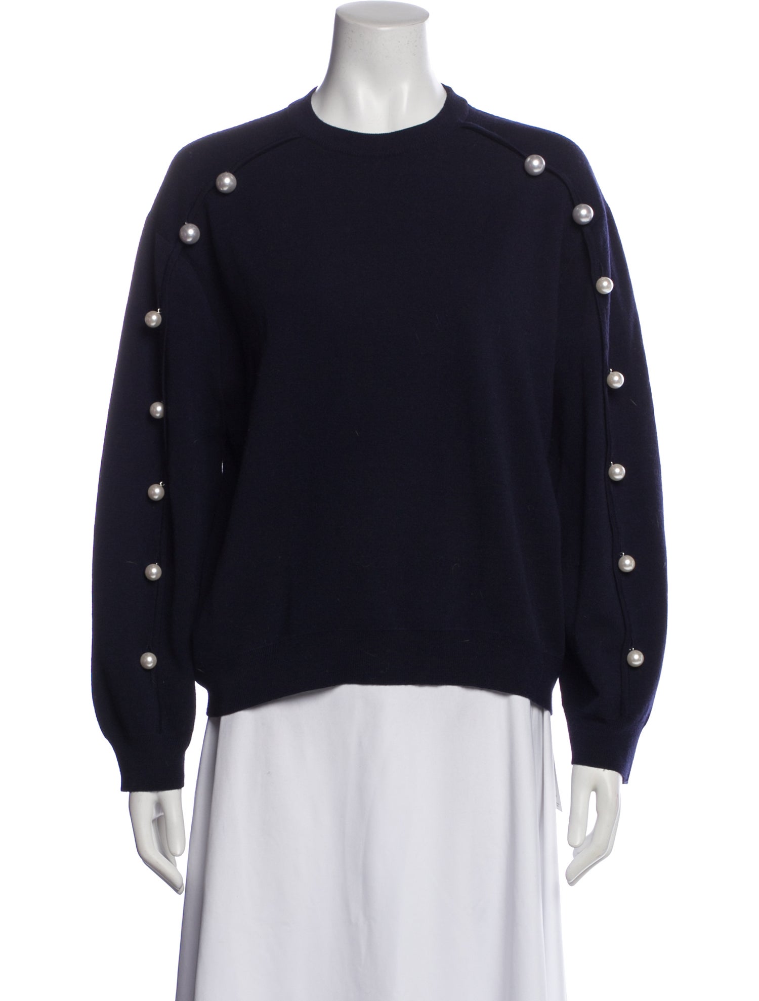 Adam Lippes Merino Wool Crew Neck Sweater