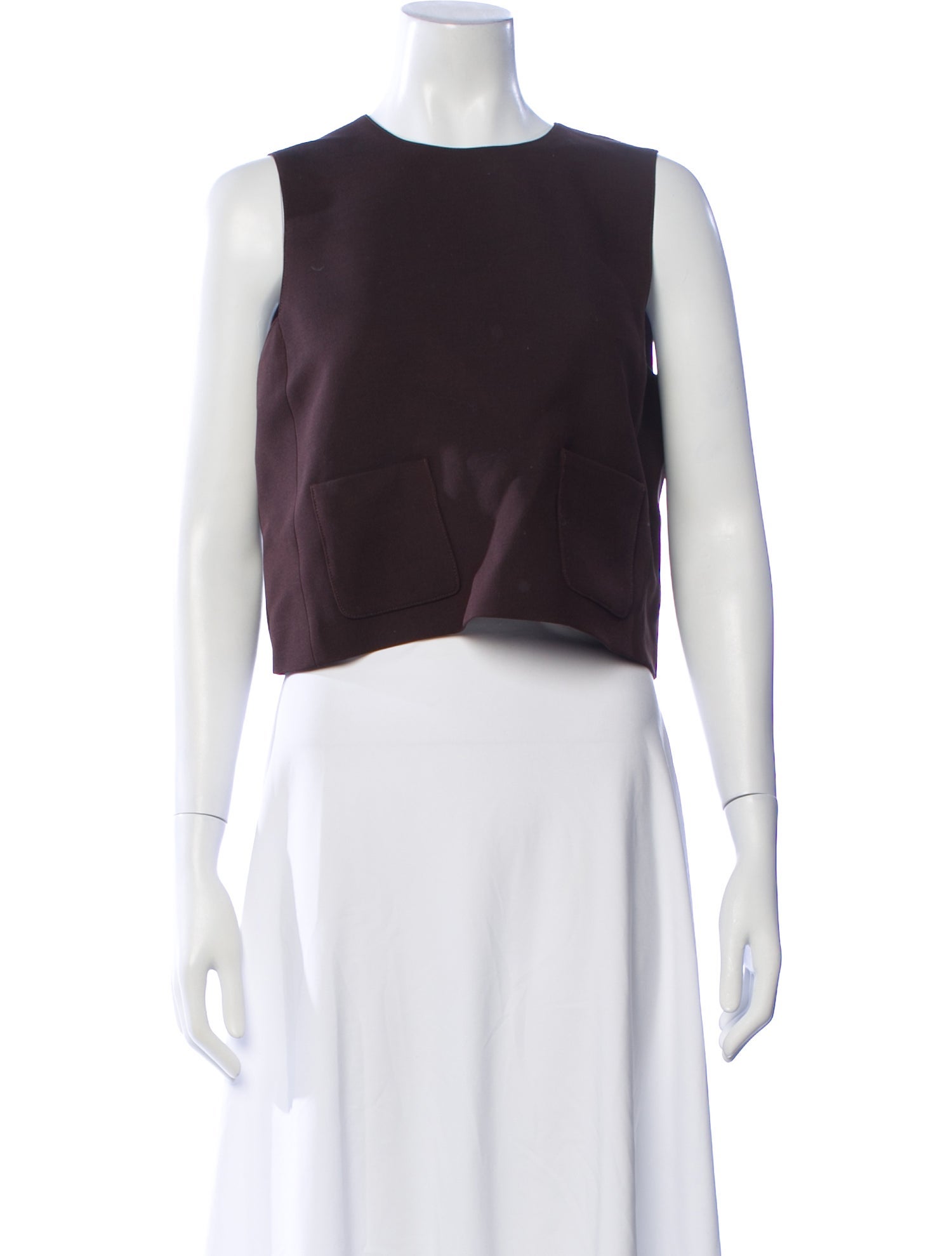 Adam Lippes Wool Crew Neck Top