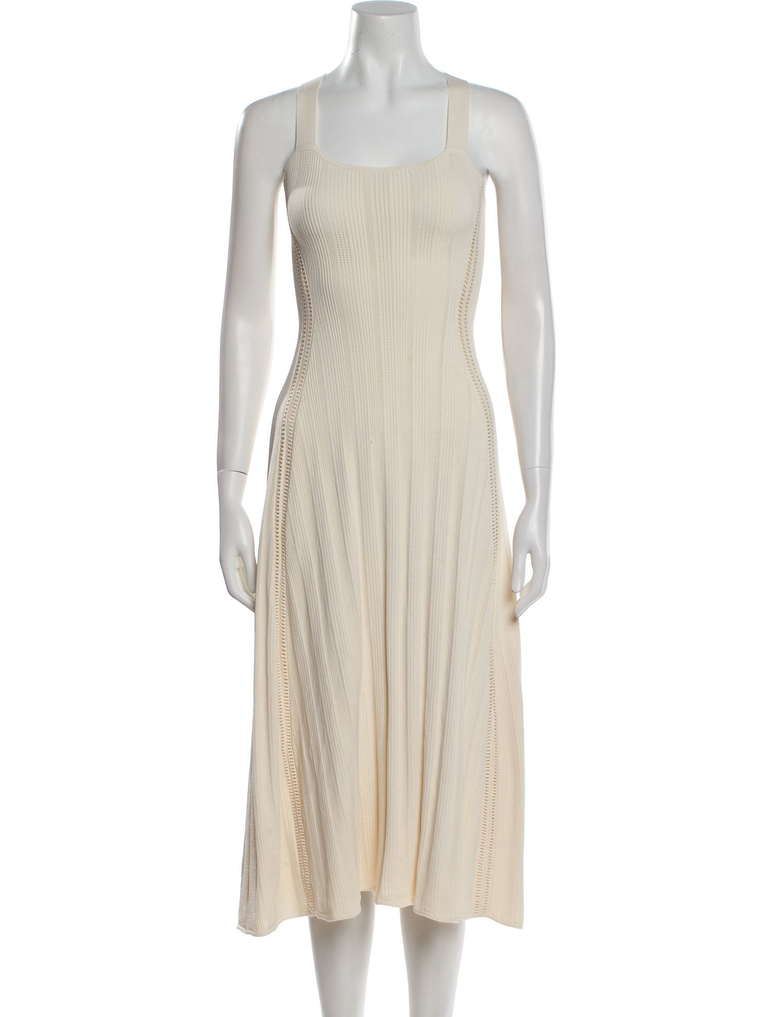 Adam Lippes Square Neckline Long Dress
