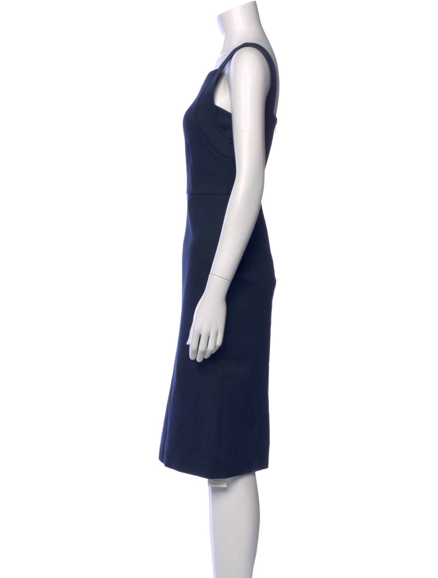 Adam Lippes Square Neckline Midi Length Dress