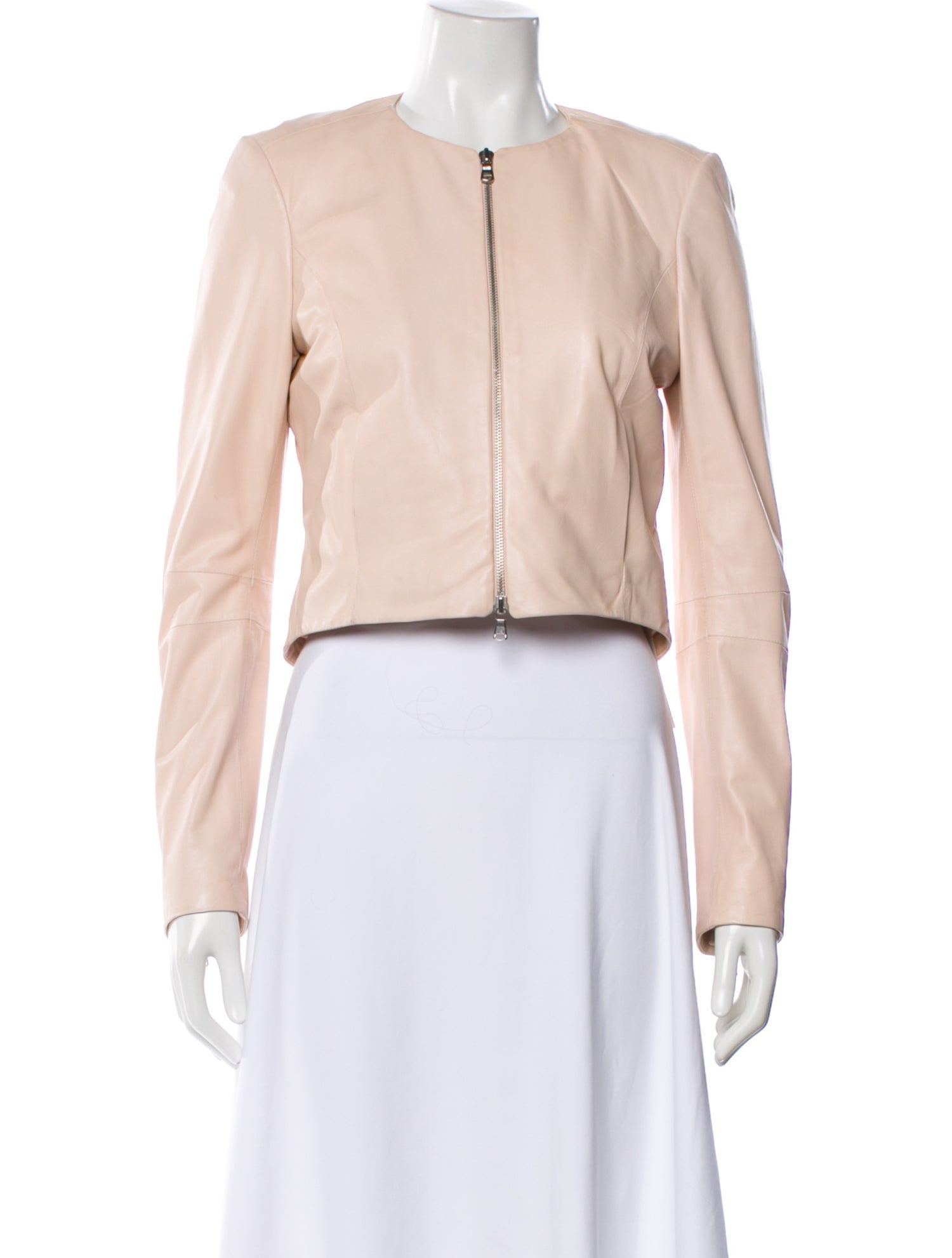 Adam Lippes Leather Evening Jacket