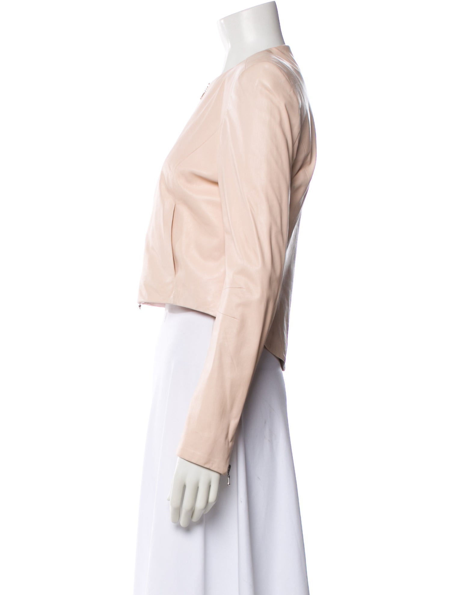 Adam Lippes Leather Evening Jacket