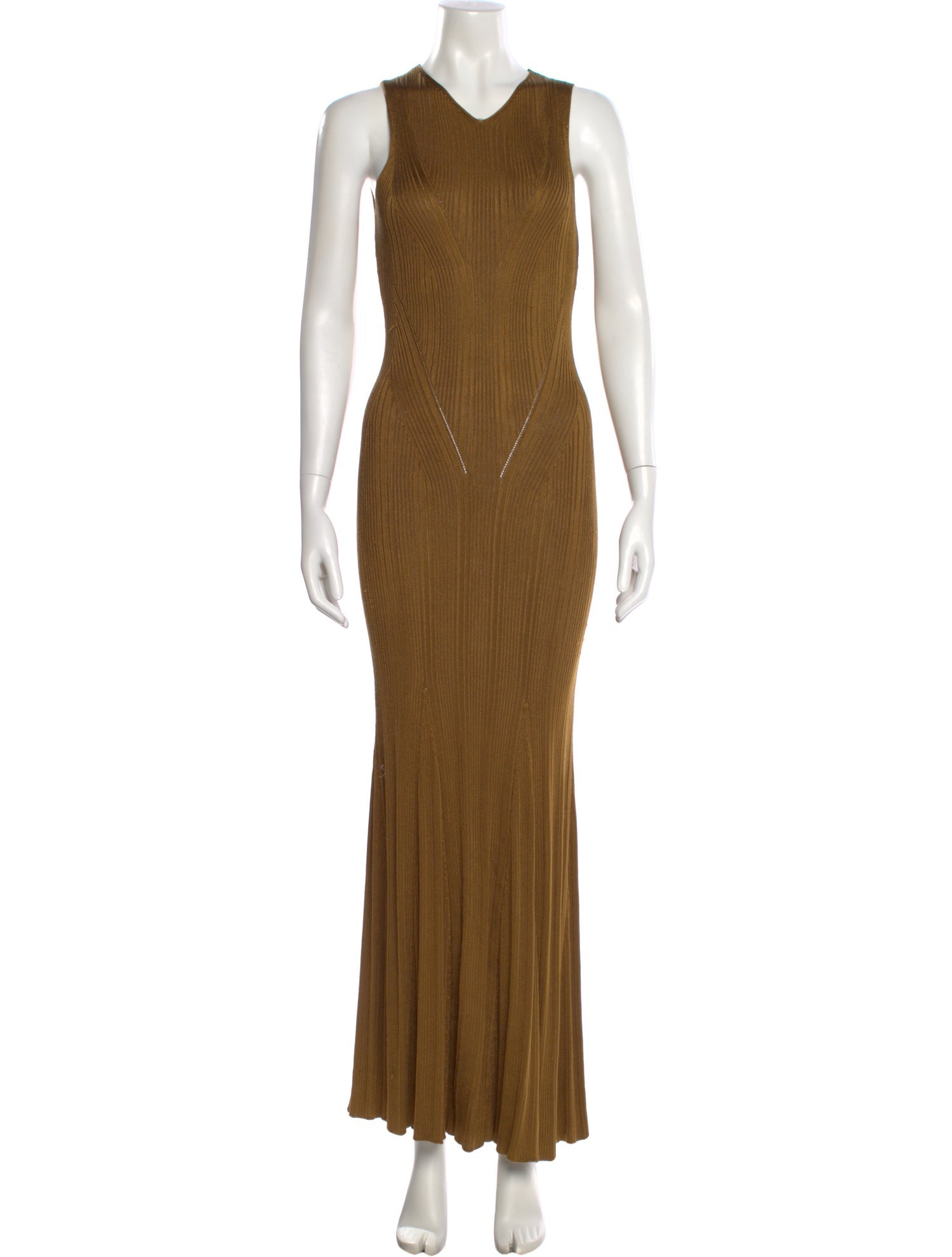 Adam Lippes V-Neck Long Dress