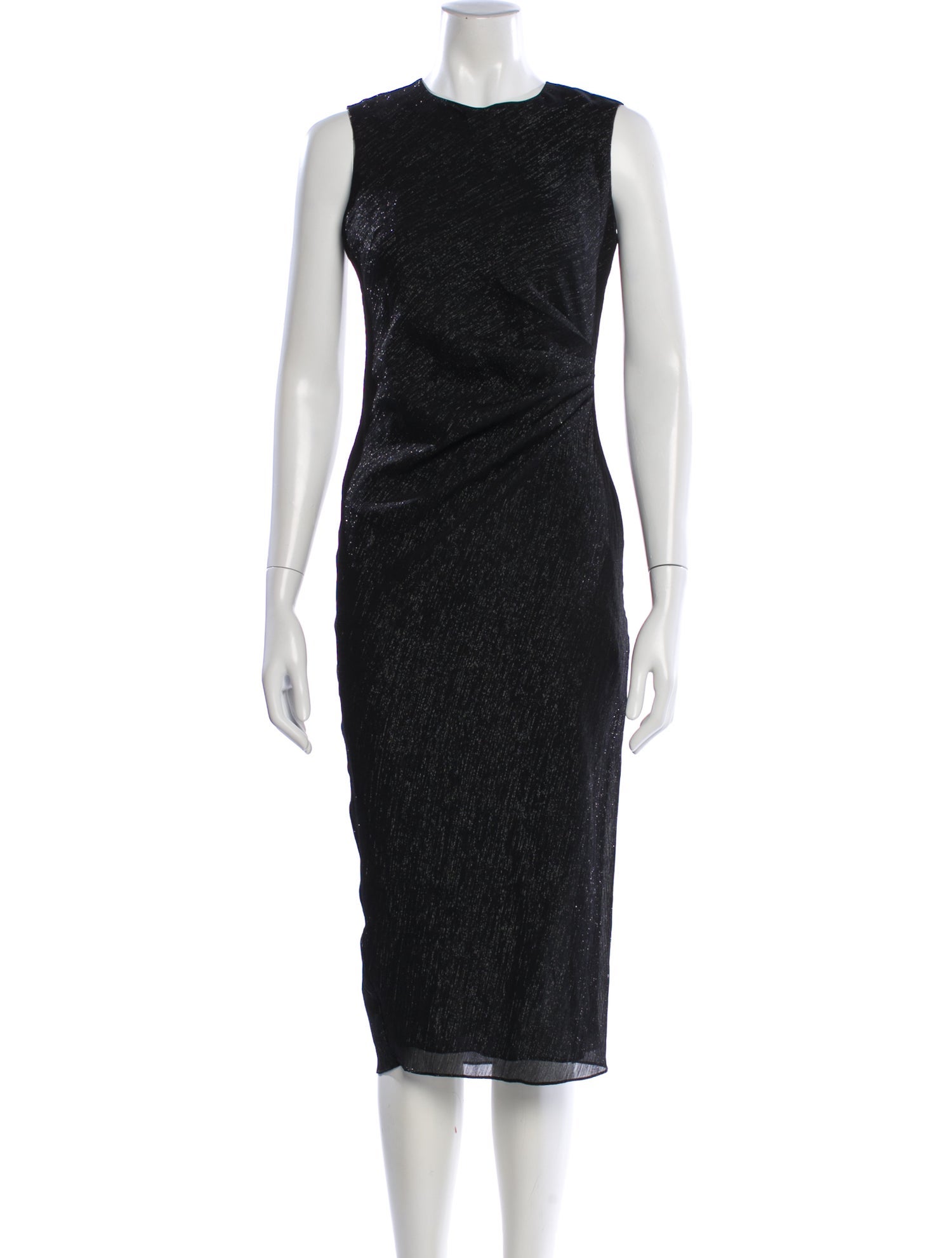 Adam Lippes Crew Neck Midi Length Dress