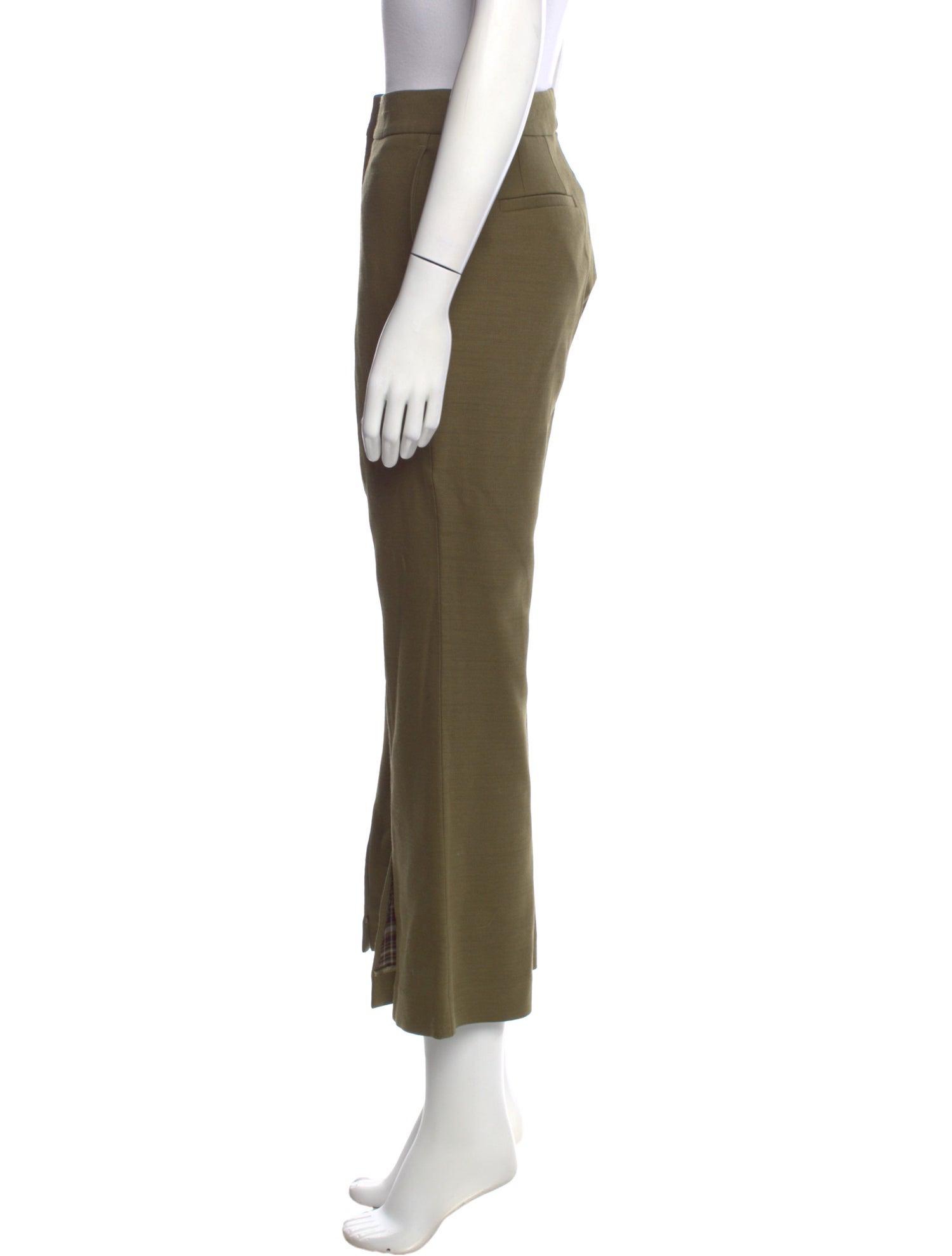 Adam Lippes Wool Wide Leg Pants