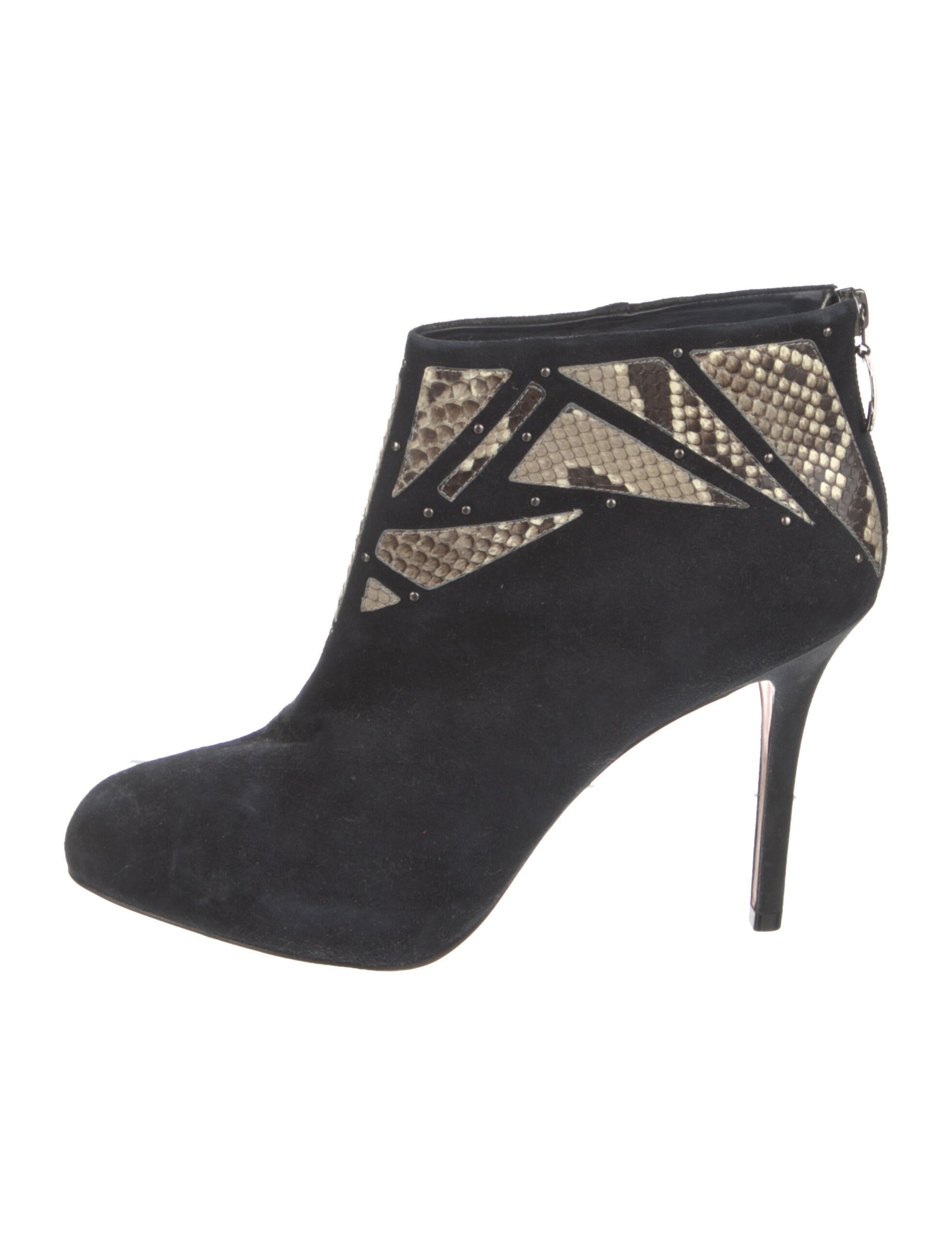 Alexandre Birman Suede Printed Boots