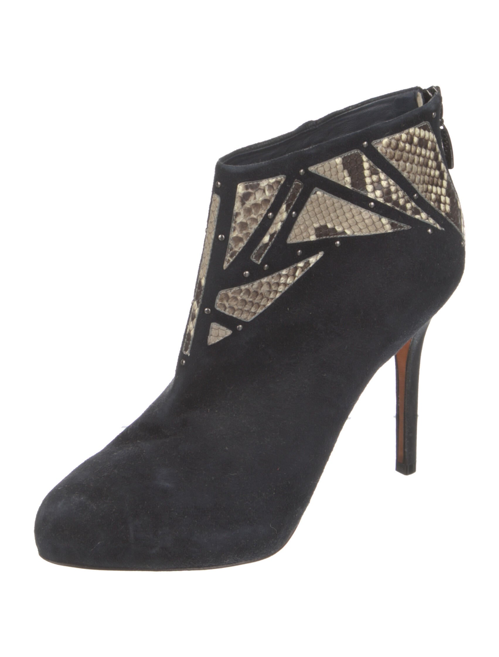 Alexandre Birman Suede Printed Boots