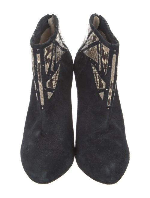 Alexandre Birman Suede Printed Boots