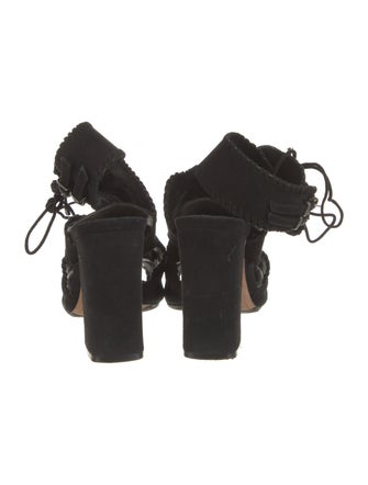 Alexandre Birman Suede Slingback Sandals