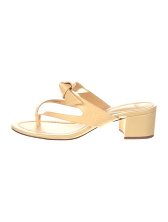 Alexandre Birman Bow Accents Sandals