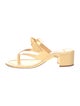 Alexandre Birman Bow Accents Slides