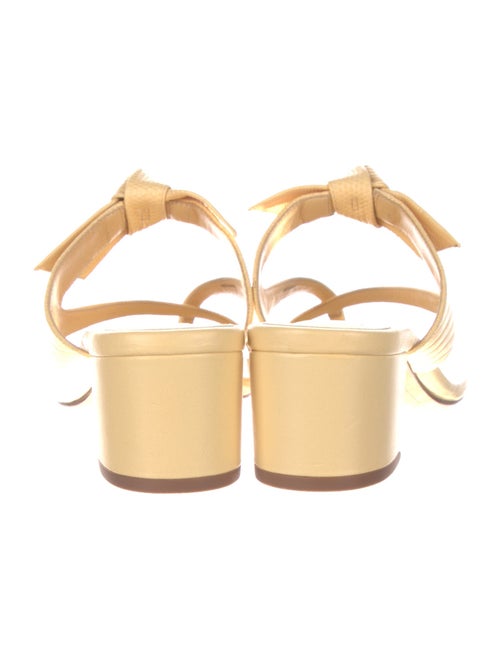 Alexandre Birman Bow Accents Slides