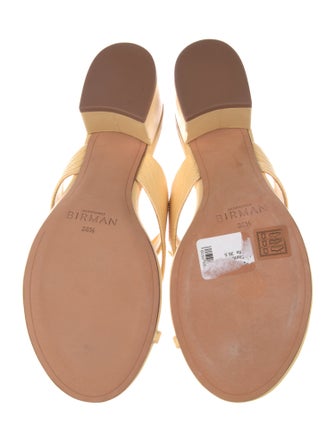 Alexandre Birman Bow Accents Slides