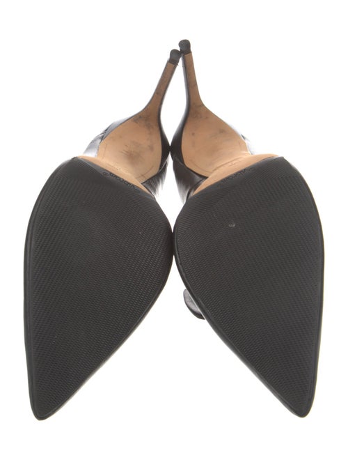 Alexandre Birman Leather Polka Dot Print Mules