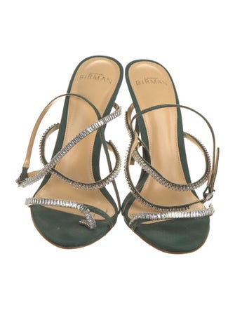 Alexandre Birman Crystal Embellishments Sandals