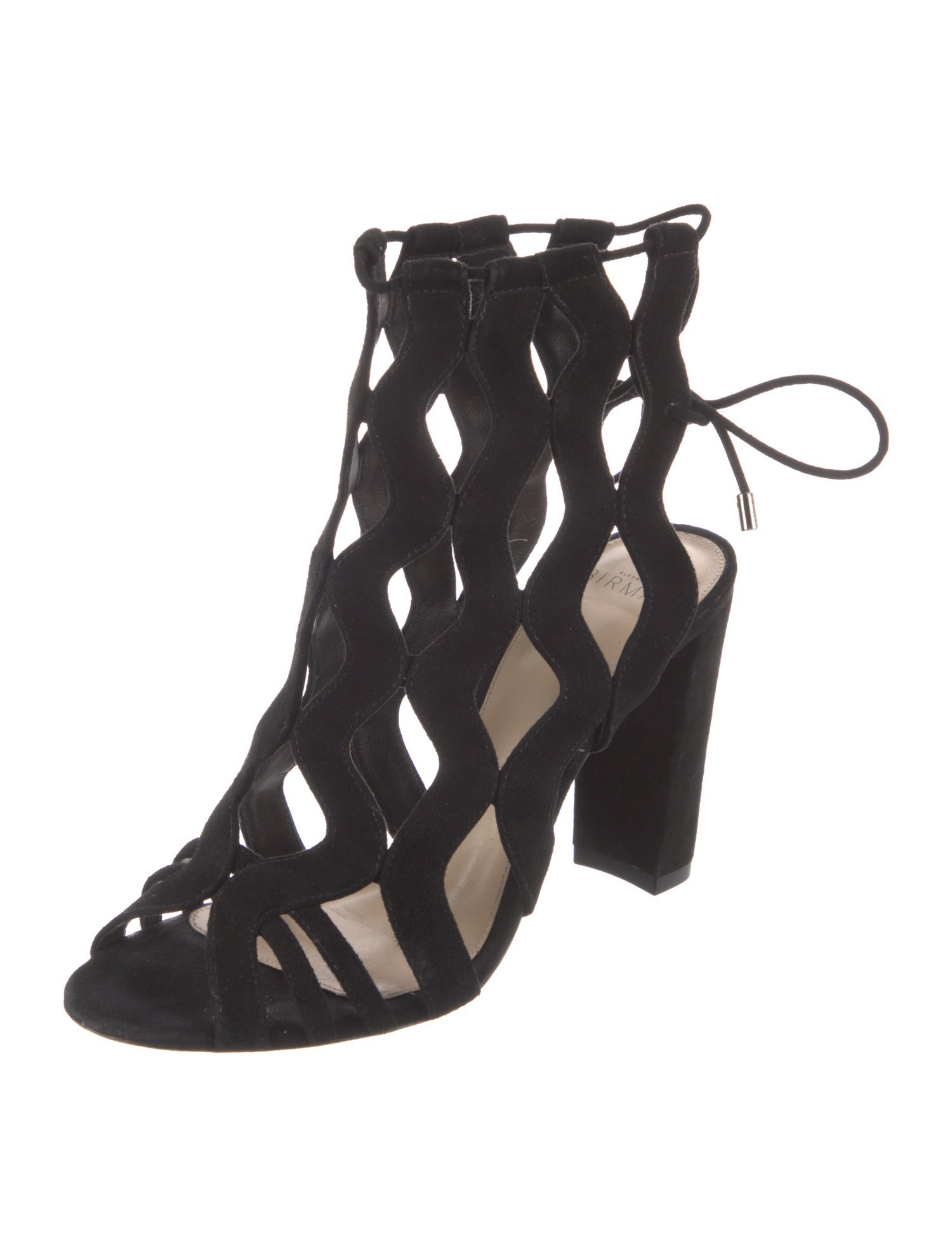 Alexandre Birman Suede Cutout Accent Gladiator Sandals