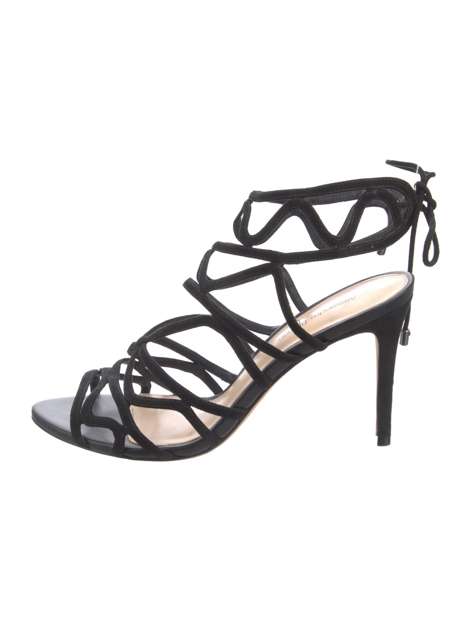 Alexandre Birman Suede Cutout Accent Gladiator Sandals