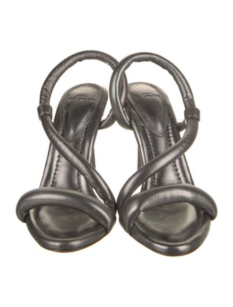 Alexandre Birman Leather Slingback Sandals