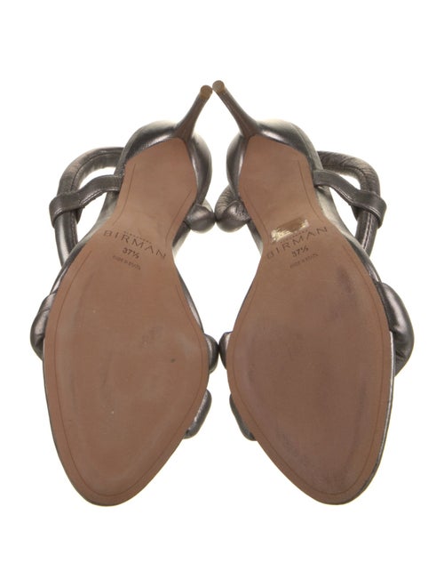 Alexandre Birman Leather Slingback Sandals