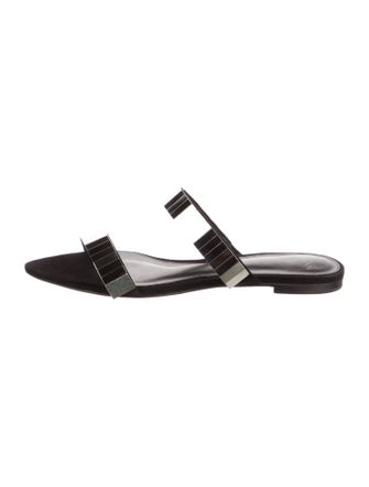 Alexandre Birman Leather Slides