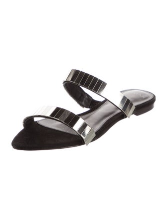 Alexandre Birman Leather Slides