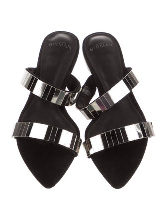 Alexandre Birman Leather Slides