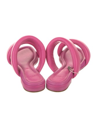 Alexandre Birman Leather Slides