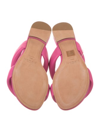 Alexandre Birman Leather Slides