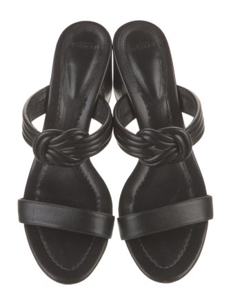 Alexandre Birman Leather Slides