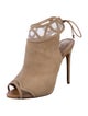 Alexandre Birman Suede Mesh Accents Boots