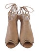 Alexandre Birman Suede Mesh Accents Boots