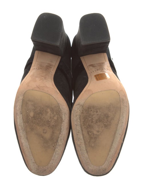 Alexandre Birman Suede Bow Accents Boots