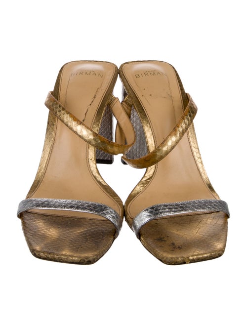 Alexandre Birman Leather Slides