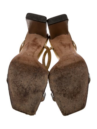 Alexandre Birman Leather Slides