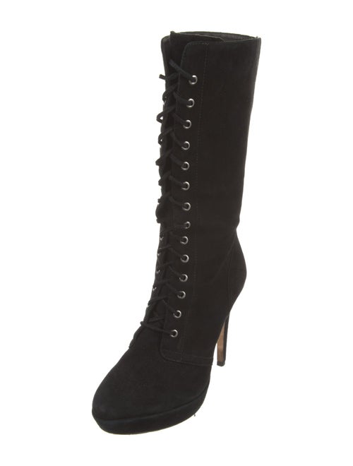 Alexandre Birman Suede Lace-Up Boots