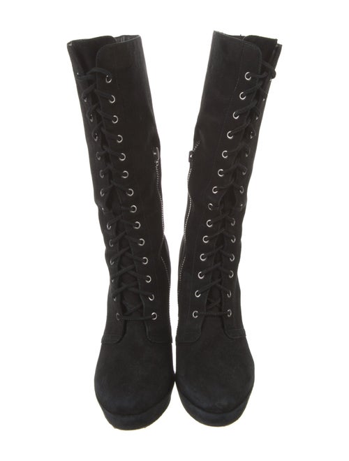 Alexandre Birman Suede Lace-Up Boots