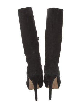 Alexandre Birman Suede Lace-Up Boots