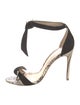 Alexandre Birman Suede Animal Print Sandals